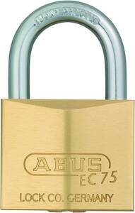 30ミリ 箱入 バラ番 ABUS 真鍮南京錠 EC75/30 KD ディンプルシリンダー バラ番