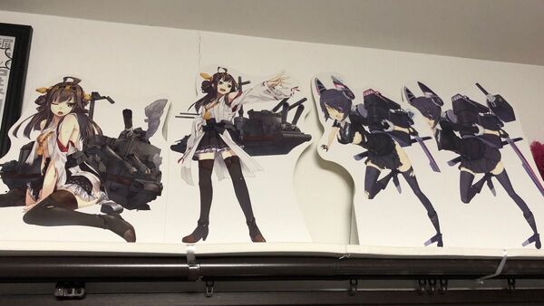 艦これ 天龍 金剛 卓上スタンドパネル