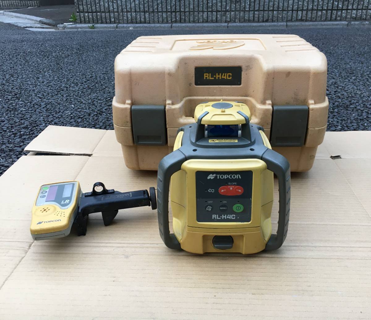 訳あり】 ◇TOPCON 現状ジャンク品◇7295 中古 レーザー製品 ケース ...