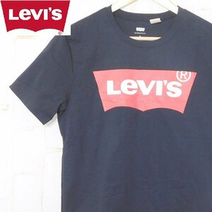 リーバイスLevi's■デカロゴ バットウィング　Tシャツ 半袖 クルーネック■M■ブラック ※F026