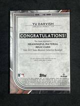 【35枚限定】Topps Museum Collection Yu Darvish 3 Color Patch ダルビッシュ有　3色パッチ　レリック　WBC 侍ジャパン　パドレス　Padres_画像2