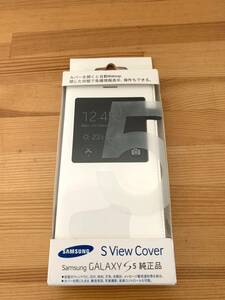 SAMSUNG SView Cover EF-CG900BWEG GALAXY S5用Sビューカバー ホワイト