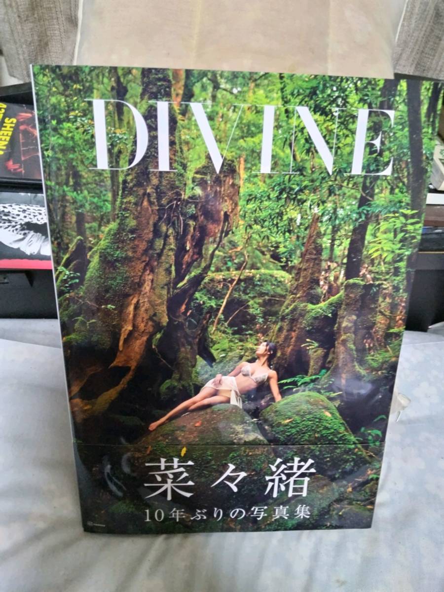 菜々緒 写真集 DIVINE 直筆サイン入り 限定ポストカード webショップ