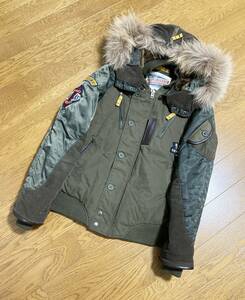 美品☆[AVIREX] N-2B ADVENTURE JKT アドベンチャー フライトジャケット XL グリーン 6122047 アビレックス