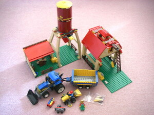 LEGO 7637 農場 牧場 ファーム カントリー 耕運機 トラクター 重機 動物 ネコ ネズミ ミニフィグ 農夫 廃盤