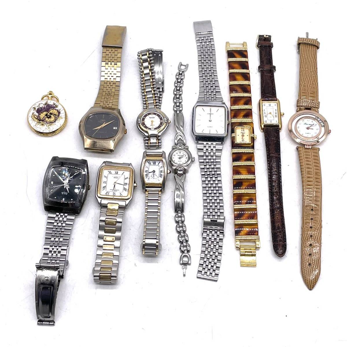 腕時計 懐中時計 計131本まとめ メンズ・レディース メーカー様々 