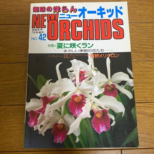 趣味の洋らん　ニューオーキッドNo.42特集夏に咲くラン