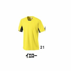 新品 サッカー フットサル 半袖 シャツ 黄色 イエロー Mサイズ 子供 大人 男性 女性 wundou ウンドウ 1940 送料無料