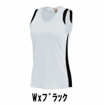 新品 陸上 ランニング シャツ Wxブラック XLサイズ 子供 大人 男性 女性 wundou ウンドウ 5520 送料無料_画像1