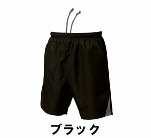 新品 テニス ハーフパンツ 黒 ブラック XXLサイズ 子供 大人 男性 女性 wundou ウンドウ 1780 送料無料