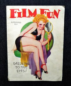 1937 год Film Fun булавка nap девушка Enoch Bolles обложка покрытие иностранная книга фильм женщина super булавка nap фотография / You moa *paroti машина палец на ноге n