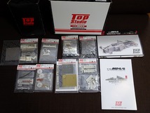 ■絶版 タミヤ 1/12 マクラーレン MP4/6 ホンダ+TopStudioスーパーディティールアップセット+タブデザインフルスポンサータバコデカール_画像5