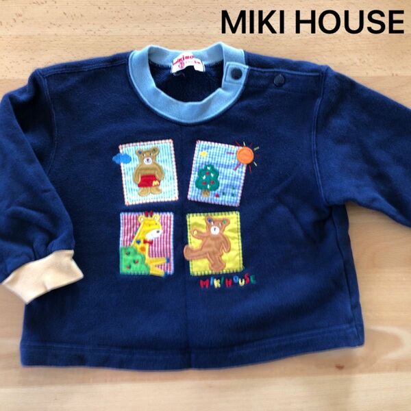 ミキハウス MIKI HOUSE くま きりん キッズ80