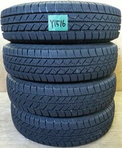 グッドイヤー★155/80R14★Vector 4 Seasons　CARGO (ベクター４シーズンズ カーゴ) バリ山　中古タイヤ4本 [Y1516Ｉ]