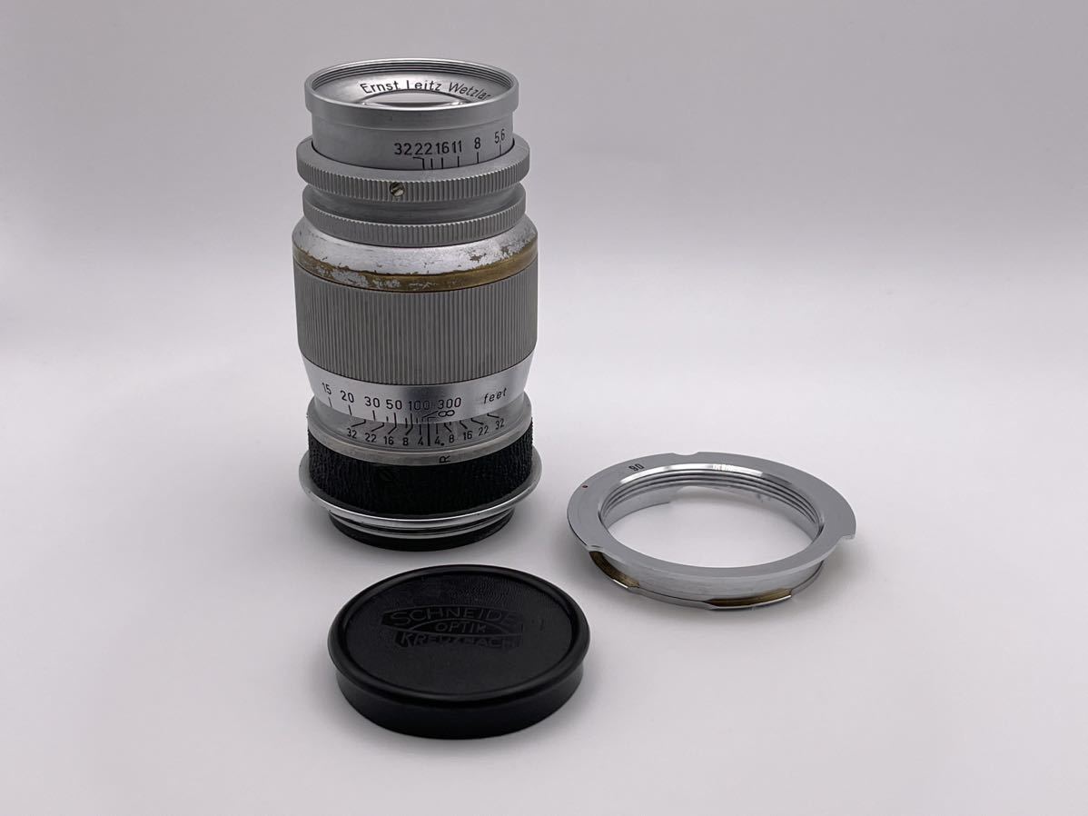 Leica ライカ ELMAR エルマー 90mm F4 L中古実用 付属品あり レンズ(単