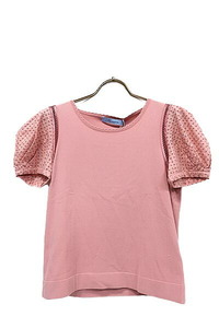 [ не использовался ][ новый старый товар ]Blumarine Blumarine tops женский короткий рукав Topspin k вязаный 