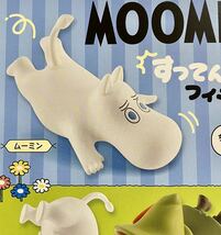 ★ミニチュア★MOOMINムーミンすってこんころりんフィギュア　ガチャガチャ　リトルミイ、スナフキン、ムーミン、ムーミンパパ　全４種類_画像2