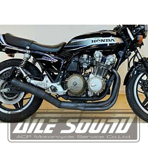 CB750F RC04 エルサウンド ショート管 ブラック マフラー 【新品】AILE SOUND