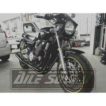 XJR1300 RP03J 2003年～ エルサウンドマフラー ショート管 ブラック 【新品即決】AILE SOUND_画像2