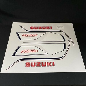 GSX400F 赤白 ラインステッカー(品番ST098)【新品】GS40XF GSX400FS SUZKI