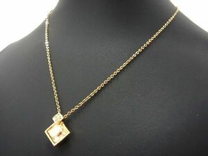 SWAROVSKI スワロフスキー ネックレス　ゴールド系　g