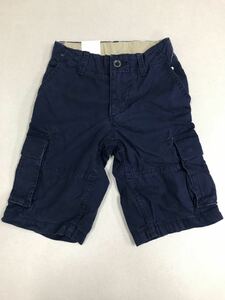 ●GAP●新品●ショートパンツ●120cm■紺■カーゴパンツ■ギャップ正規店●4.2-2.2