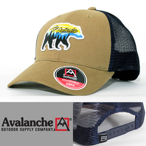 メッシュキャップ 帽子 メンズ アバランチ Avalanche Go Outside Trucker Hat ゴールド 1RTGV-01 アジャスタブル USA