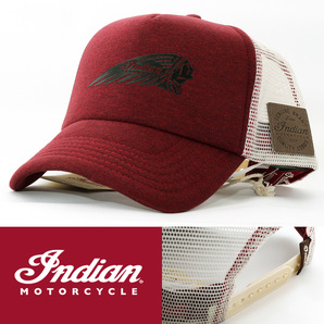 メッシュキャップ 帽子 メンズ インディアン モーターサイクル Indian Motorcycle Port Trucker Hat レッド系 2869640 モータースポーツ