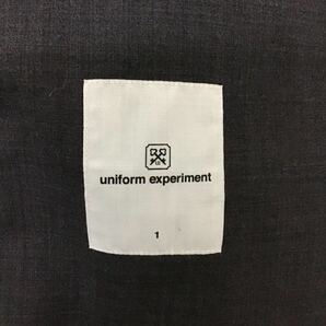 20230314未使用品【uniform experiment】ユニフォームエクスペリメント ジャケット テーラードジャケット ウール 1 グレー UE-200013の画像3