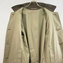 希少《Mint Condition / Reversible / UK48-50》70s80s 極上品【 AQUASCUTUM ツイード コットン バルマカーンコート 英国製 ビンテージ 】_画像9