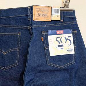 希少 《 Dead Stock / 1989年製 / W34 L30 》90s デッド【 Levis 505 ビンテージ インディゴ デニム ジーンズ アメリカ製 】