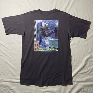 【良品】98s GODZILLA Tシャツ ムービー ヴィンテージ Y2K ゴジラ ハリウッド版