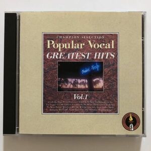 B10996　CD（中古）POPULAR VOCAL GREATEST HITS Vol.1