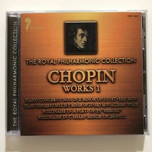 B10999　CD（中古）ロイヤル・フィルハーモニック・コレクション　ショパン作品集１