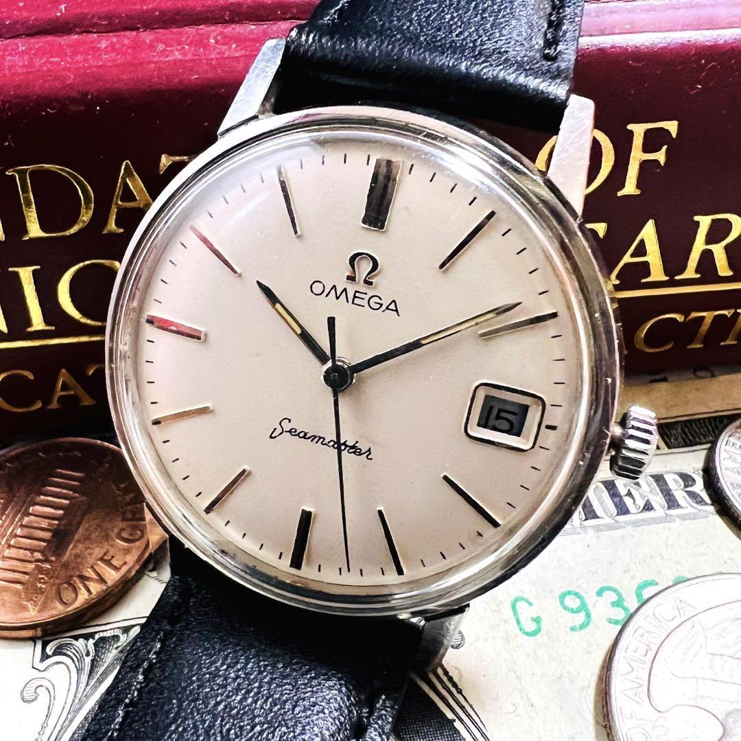 ソフトパープル 稼働 オメガ OMEGA 手巻き3針金10KGF VINTAGE