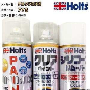 ペイントスプレー アルファロメオ 773 グリーンM Holts MINIMIX クリアスプレー シリコーンリムーバー セット