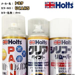 ペイントスプレー トヨタ UCAH5 グレーM Holts MINIMIX クリアスプレー シリコーンリムーバー セット