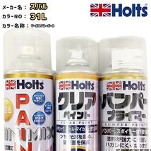 ペイントスプレー スバル 31L リーガルブルーパール Holts MINIMIX クリアスプレー バンパープライマー セット_画像1