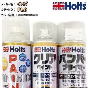 ペイントスプレー イスズ FL0 ライトグリニッシュシルバーM Holts MINIMIX クリアスプレー バンパープライマー セット