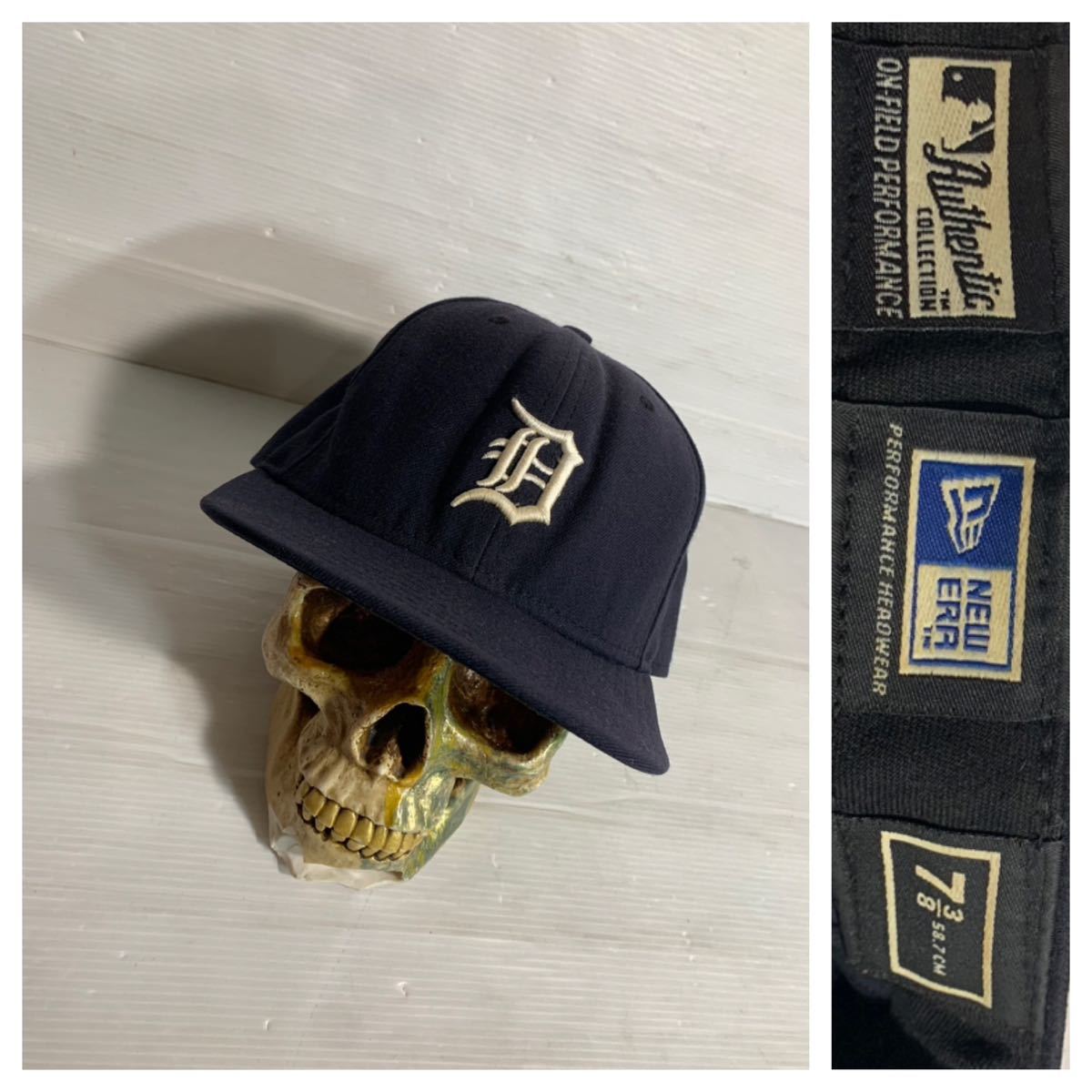 New Era ビンテージ ウールキャップ USA製 バーガンディー ベース