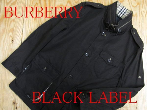 UNISEX S/M 【新品未使用】バーバリー 黒ジャケット - ノーカラー
