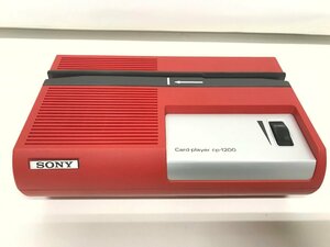 FUZ【ジャンク品】 SONY ソニー カードプレーヤー CP-1200 〈97-230304-YS-2-FUZ〉