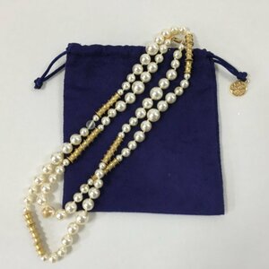 TEI【現状渡し品】 TORY BURCH トリーバーチ パールネックレス アクセサリー 〈182-230323-TS-6-TEI〉