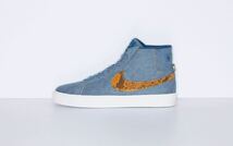 レア 国内正規品 Supreme Nike SB Blazer Mid Denim 26.5cm シュプリーム ナイキ SB ブレーザー ミッド デニム DX8421-400 US8.5 店舗購入_画像7