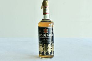 「100 PIPERS」46年以上昔 1965年の発売当初の頃 ハンドレッドパイパーズ 　 760ml 43度 スコッチウイスキー