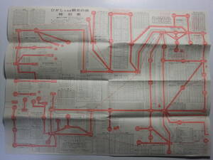 ☆☆B-985★ 昭和40年 ひがし北海道 観光の旅 時刻表/交通略図 ★レトロ印刷物☆☆