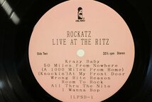 [TK1733LP] LP ROCKATS live at the RITZ 激レア！ カナダ盤 psycobilly golden greats file vol.one ネオロカビリー サイコビリー_画像5