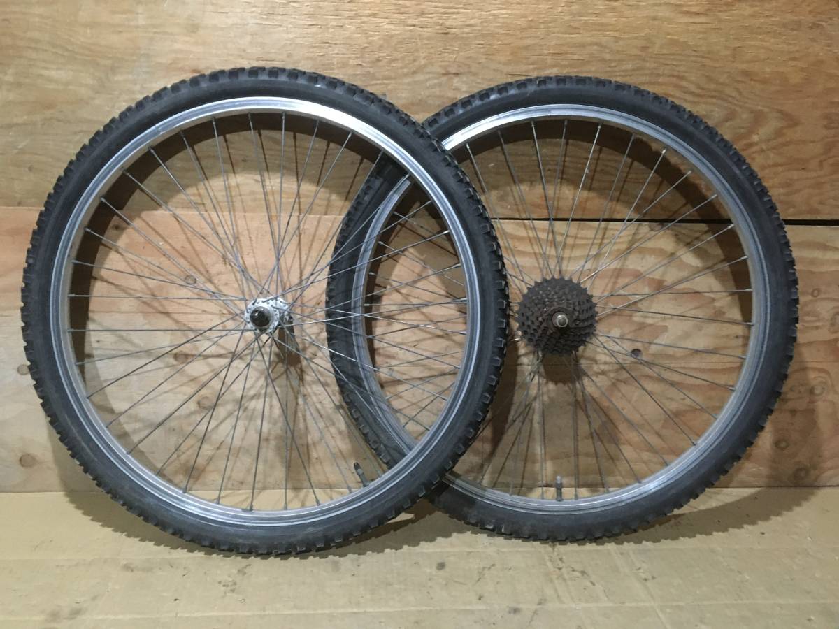 流行 MTB用26インチDISCリムブレーキ兼用ホイールSCHWALBEWINTER MTB用