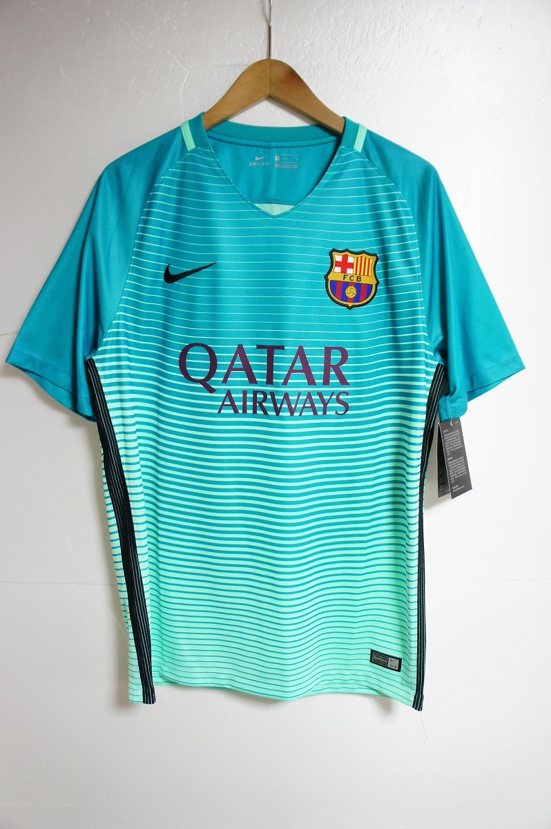 新品 NIKE製 バルサ メッシ TEAMシャツ 検)アディダス プーマ ミズノ
