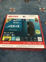 BUFFALOバッファローWi-Fi6対応ルーター　【WRS-3200AX4S-BK】_画像1